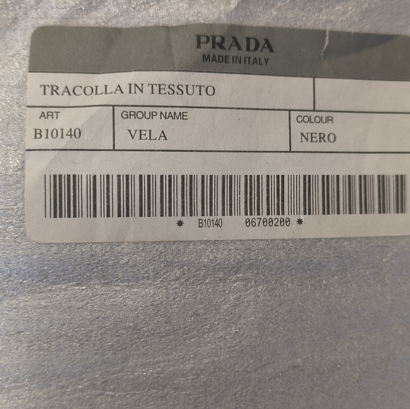 Authentic Prada Nylon black bag Vintage 1980's 🖤 NWT - Picture 9 of 12